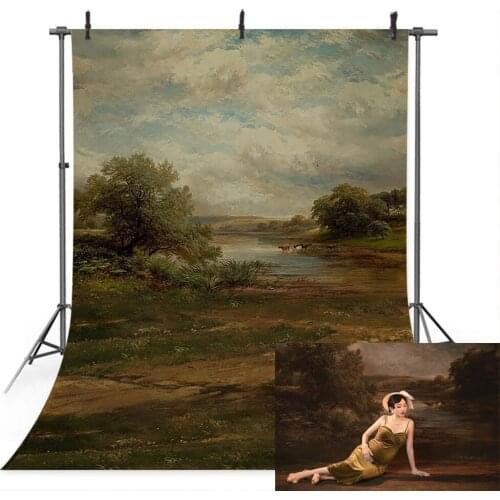 Vintage Photography Backdrop Western Tribe Natural Scenery Photocall Abstract Old Master Photo Background for Photo Studio