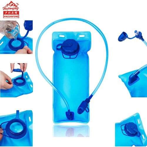 Bicycle bike water Bladderbag outdoor mountaineering TPE water bag with straw sports running hiking water cycling bag 2L