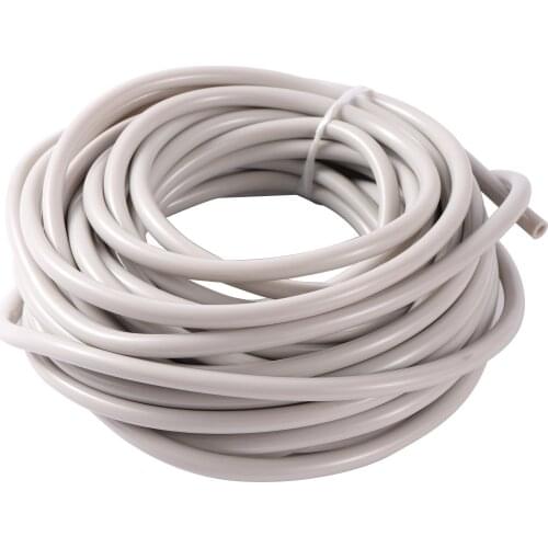 10/20m 4/7mm Garden Water Hose Micro Drip Misting Irrigation Tubing Pipe PVC Hose 1/4'' Grey Water Pipe Greenhouse Watering Tube