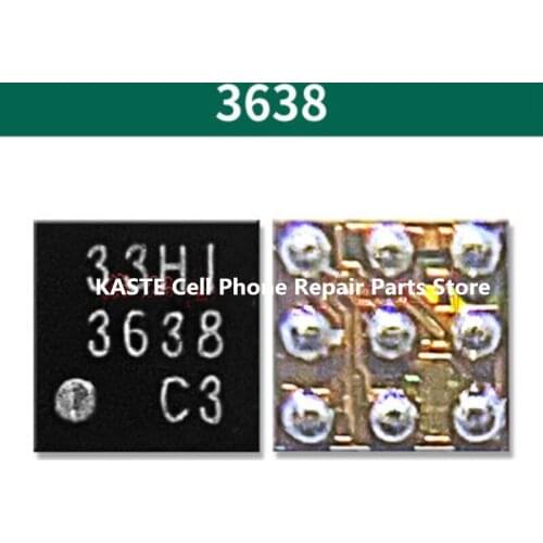 10pcs U5610 LM3638A0 3638 9pin IC MOJAVE MESA BOOST IC Chip For iphon 8 8plus