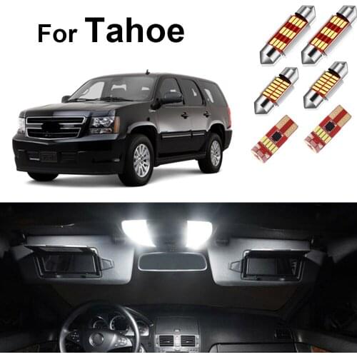 14pcs For Chevrolet Tahoe 2007-2010 2011 2013 2014 Canbus Led Interior Lights Kit Car Light Accessories Dome Map Trunk Lamp
