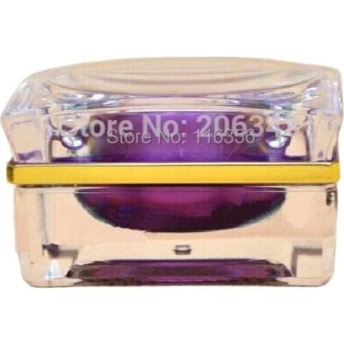 15g purple patels shape acrylic cream bottle,eyecream jar,Cosmetic Jar,Cosmetic Packaging