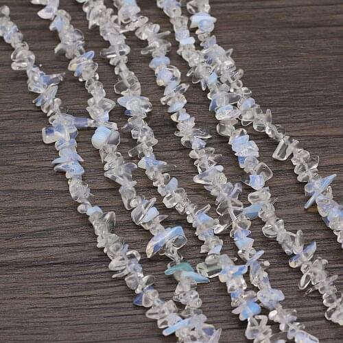 2021 Natural Opal Stones Beads Freeform Chip Natural Gravel Loose Beads For Jewelry Making DIY Necklace Bracelet 3x5-4x6mm