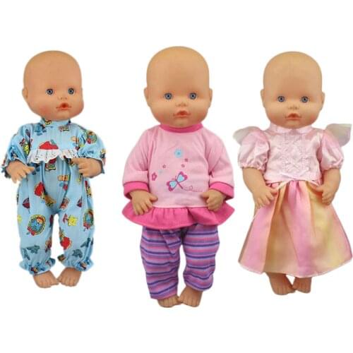 3pcs in 1, lovely Clothes Fit 35 cm Nenuco Doll Nenuco y su Hermanita Doll Accessories