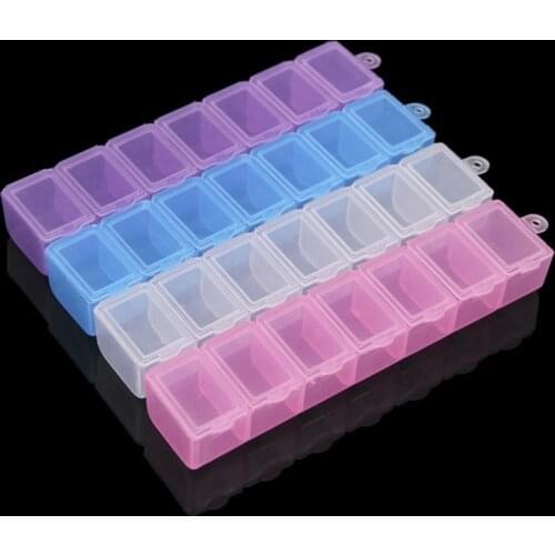7 Days A Week Pill Case Portable Medicine Dispenser Travel Pill Box Travel Medicine Storage Pill Tablet Storage Container