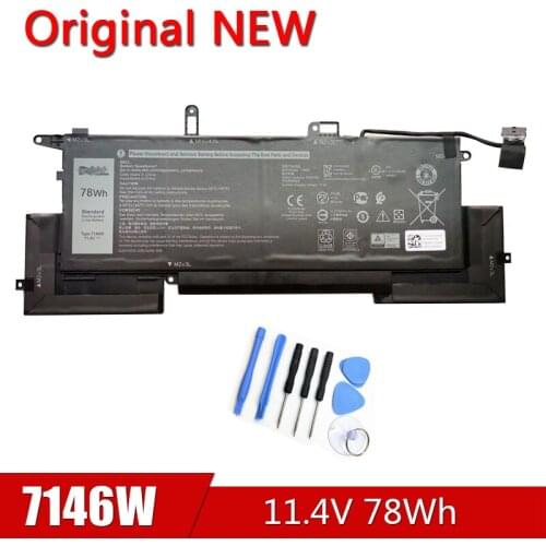 7146W NEW Original Laptop Battery For Dell Latitude 7400 E7270 E7260 11.4V 78Wh Batteries NEW Original 7146W Laptop Battery For