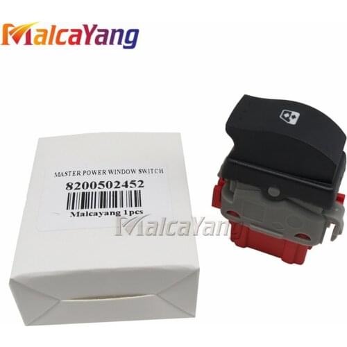 8200502452 Passenger Power Window Single Switch Fit Renault Master 2 Mk3 Movano MK2