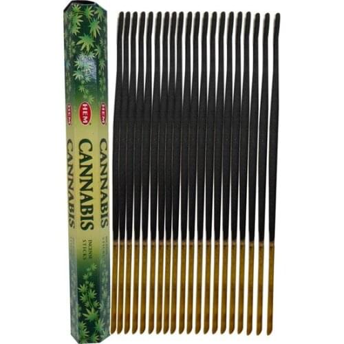 Hem Incense Hemp Stick Incense 20li (Cannabis) candles and scents свечи и ароматы velas y aromas