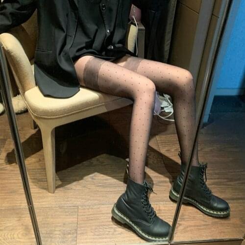 Womens Stocking Summer Nylon Fashion Tights Punk Cute Panty Hose New Female Silk Stockings Vintage Thigh Hosiery Sheer Pantyhose