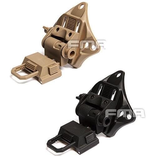 FMA L4G19 NVG Mount Paintball Helmet Plastic Version TB1200 BK/DE