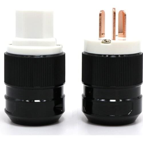 Hi-end Pure Copper A075 C076 AU plug , AU AC POWER PLUG, Audio Power Supply Plug