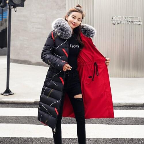 Cotton Time-limited Polyester Girls Long Paragraph. 2019 New Thickening Cotton-padded Clothes Winter Both Sides Loose Coat Tide