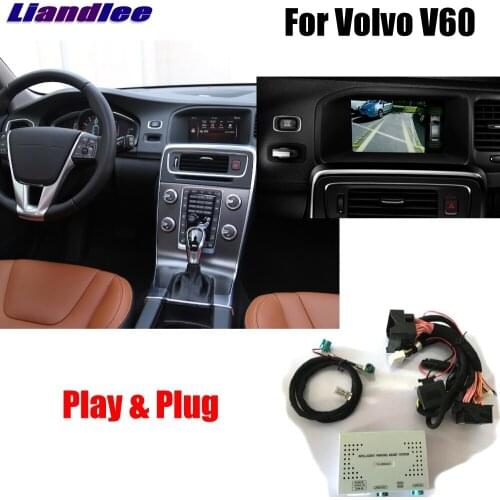Liandlee Parking Camera Interface Reverse Back Up Camera Kits For Volvo V60 2010~2016 Display Upgrade