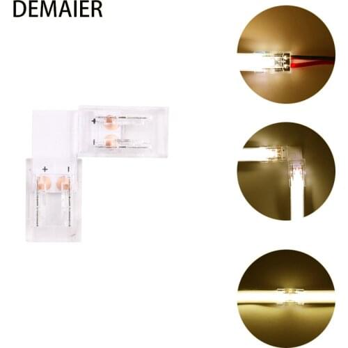 5 piece set of COB LED with quick connection, suitable for 8mm 10mm wide FCOB with strip LED with FOB without solder normal wire