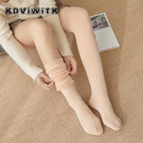 Stylish Black Long High Solid Socks knee Women Cotton elastic Sock Winter Warm Thick Plus velvet for lady Wedding Christmas Sox