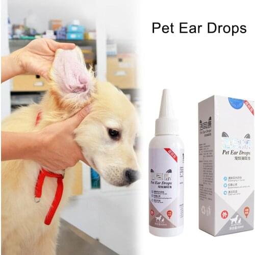 New Cat And Dog Ear Cleaner Pet Ear Drops For Infections Control Yeast Mites Removes Ear Mites And Ear Wax Relieve Itching