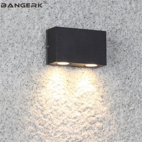 Simple Outdoor LED Wall Light Lamps IP65 Waterproof Antirust Modern Wall Sconce Lights Garden Courtyard Engineering Lighting