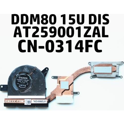 QAOOO EG50050S1-CA80-S9A CN-0314FC For DELL Latitude 5590 5580 CPU COOLING FAN (DIS) AT259001ZAL DDM80