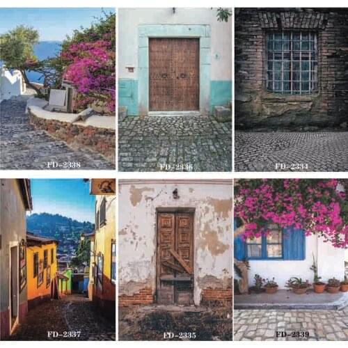 Vinyl Custom Photography Backdrops Prop outdoor+Brick wall Theme Photography Background #0069