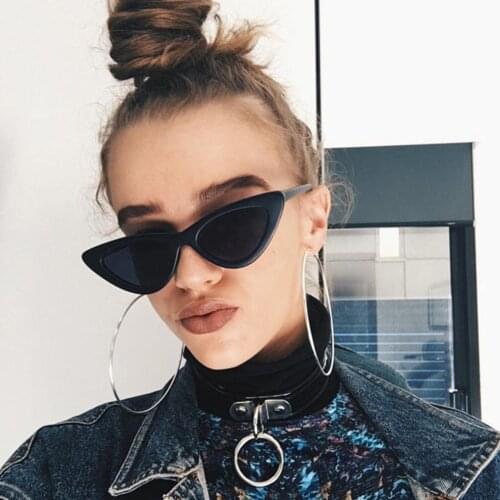 Vintage Cat eye Sunglasses Women Sexy Retro Small Cat Eye Sun Glasses Brand Designer Colorful Eyewear For Female