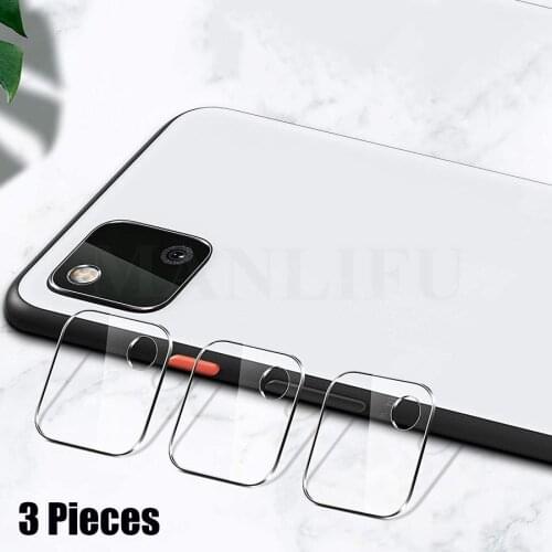 3 Pieces Camera Lens Protector Glass for Google Pixel 5 4 4XL HD Clear Anti-Scratch Termperd Glass for Google Pixel 4 4XL 4a 5G
