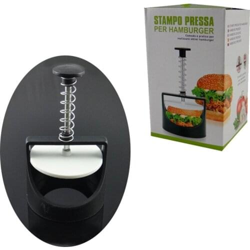 1PC Round Shape Hamburger Press Hamburger Meat Beef Grill Burger Press Patty Maker Mold ELB 514