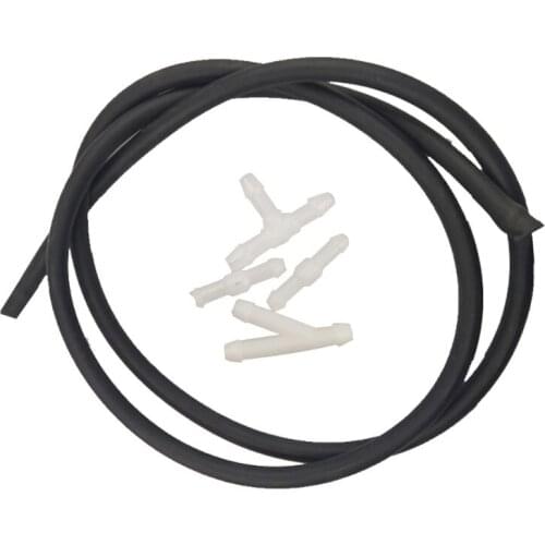 5PCS Windshield Washer Hose kit Car Accessories Replacement Washer Nozzle Hose Connector Windshield Wiper Rubber Tube