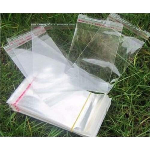 500 PCS 4x6cm 4*6cm Packaging Self Adhesive bags Plastic OPP Clear Pack Jewelry Gift Bag 1.6*2.4inchs