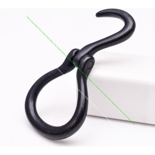 Black Western Cowboy Leathercraft Hoof Pick Leather Belt Buckle fit 34mm Strap