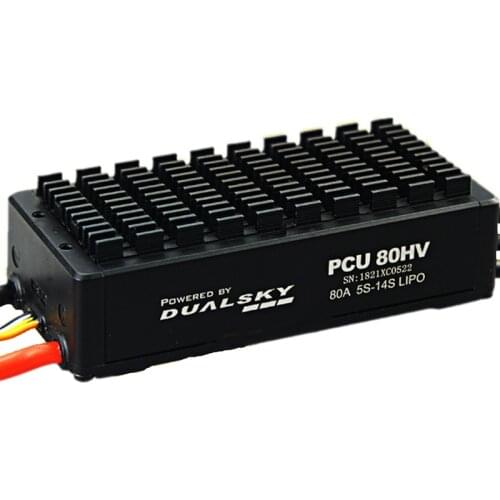 DualSky PCU80HV PCU120HV 80A 120A HV Brushless ESC for Multi-Rotor Motor UAV RC Drone