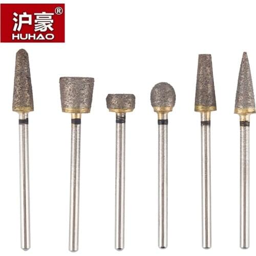 HUHAO 1pc 70 Mesh stone bit head for Cleaning pipes Grinding resins ceramics Jade processing Sintering head Emery grinding