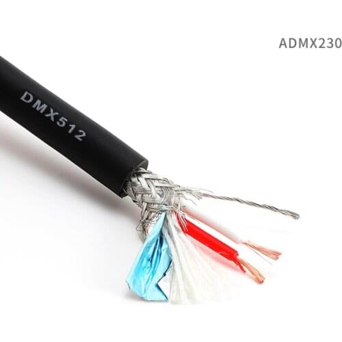 1 meter microphone cable dual-core professional balanced cable DIY signal mixer audio cannon weave anti-jamming