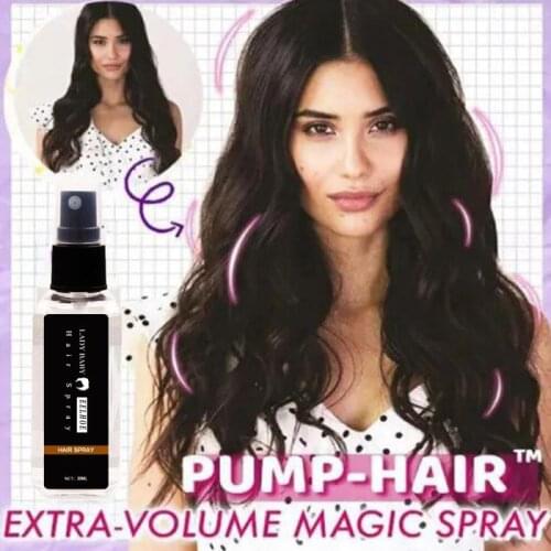 PUMP-HAIR Lazy Hair Styling Spray Disposable Quick Styling Contains Dense Hair Fibers Spray 30ml Daily Use Hair Spray TSLM1