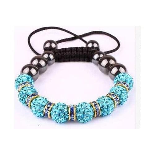 G3sh micro pave CZ Disco Ball Beads Bracelet fasion Gift jewelry Discount crystal crystal