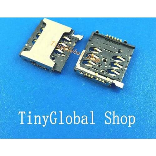 2pcs/lot Coopart new SIM card reader socket connector for Blackview BW5000 BV5000 MTK6735 Quad Core5.0 Doogee T5 T5S