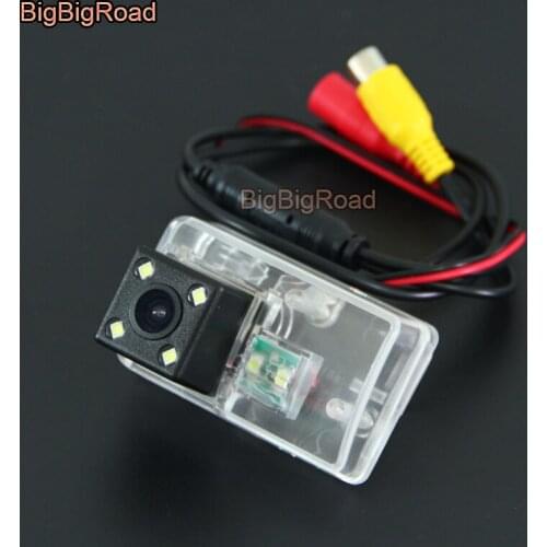 BigBigRoad Car Rear View Backup Parking Camera For Peugeot 406 407 5008 206 207 306 307 308 Partner Tepee night vision