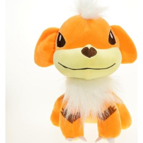 28cm Pokemon Growlithe Plush Toys Dolls Cute Anime Growlithe Pendant Soft Stuffed Toys for Children Kids Birthday Christmas Gift