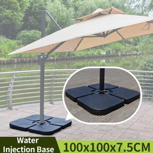 Outdoor Water Ingection Base Beach Garden Patio Sunshade Umbrella Base Parasol Tent Stand Holder Suitable For Cross Base