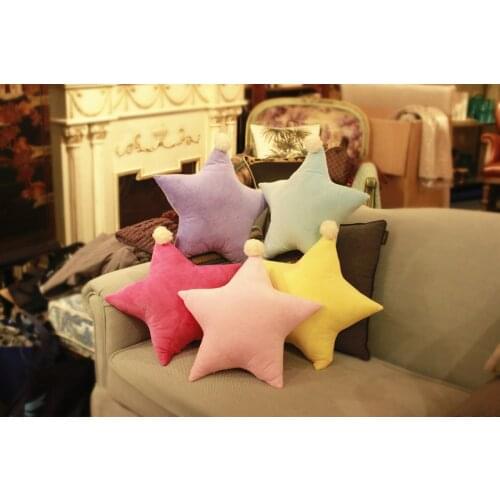Sky Plush Series Stuffed Moon Star Pillow Plush Toys Solid Lovely Soft Cushion Nice Bed Sofa Kawaii Pillow Christmas Girl Gifts