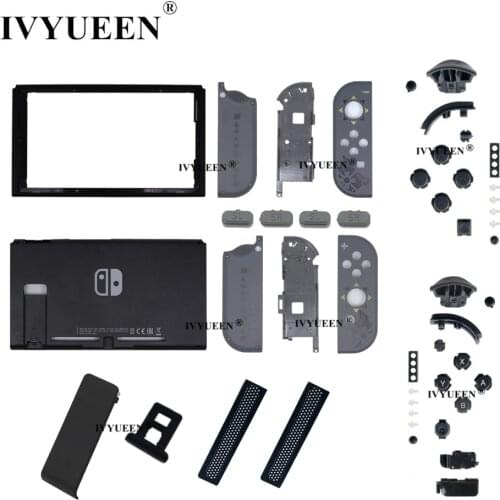 IVYUEEN Hunter Replacement Housing Case for Nintendo Switch Console JoyCon Joy Con Shell ABXY Key SR SL L R ZR ZL Trigger Button