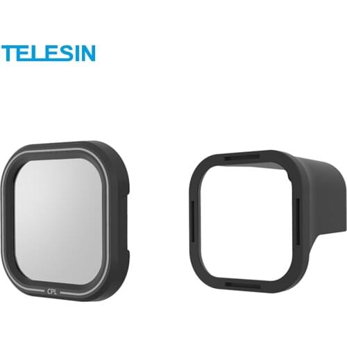 TELESIN Camera CPL Filter Filters Lens Protector with Magnetic Adapter Camera Lens Accessories Compatible with GoPro Hero 8