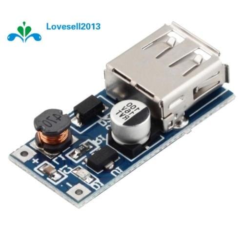 DC-DC USB Step-up Power Boost Module 0.9V-5V to 5V 600mA PFM Control Mini Mobile Booster