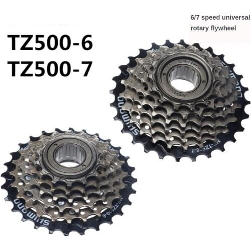 Bicycles Freewheel, MF-TZ500 / TZ21 7 Speed Cassette Freewheel 14 -28T for MTB Road Cycling Bicycle Flywheels
