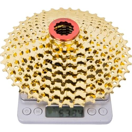 ZTTO MTB 9s Cassette GOLD 11- 40T Mountain Bike Bicycle Parts 27s Speed Freewheel GOLDEN WIDE RATIO Compatible for M430 M4000