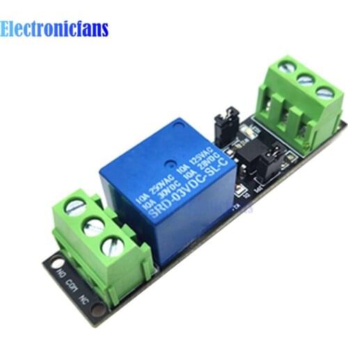 1 Channel Relay High Level Driver Module Optocoupler Isolated Drive Control Board DC 3V Relay Module for Arduino