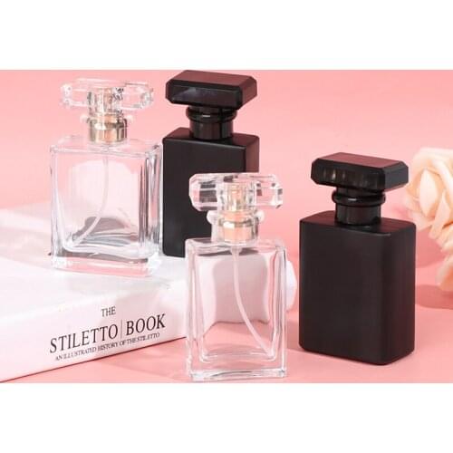 Thick Glass Refillable Perfume Bottle Sprayer Pump Perfume Bottles Container 30ML/50ML 1 Pieces