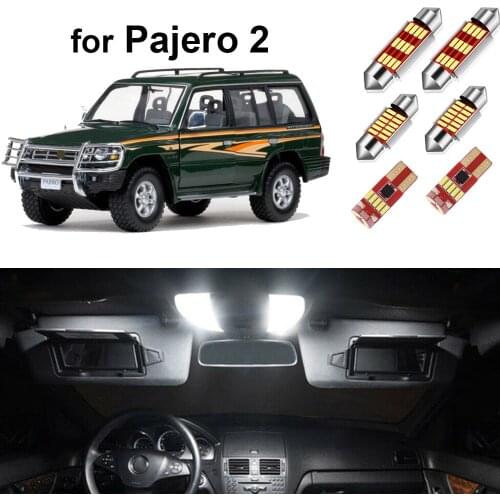 13Pcs Canbus Car Led Interior Light Kit For Mitsubishi Montero Shogun Pajero 2 V31 V3 Indoor Dome Map Trunk Lamp Top Quality