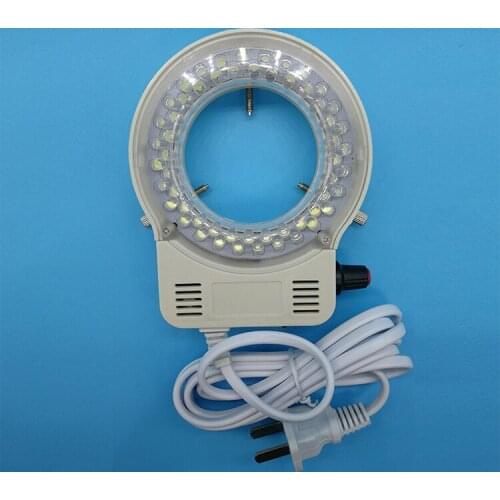 56 Bulbs White Light Adjustable Stereo Microscope Ring Lamp Industrial camera Lab light Source Mobile Phone Circuit board Repair
