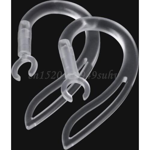 6mm Bluetooth Earphones Transparent Soft Silicone Ear Hook Loop Clip Headset