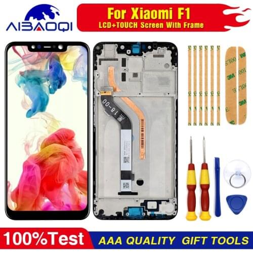 AiBaoQi For 6.18'' Xiaomi Pocophone F1 LCD&Touch screen Digitizer with frame assembly lcd screen display replacment tools
